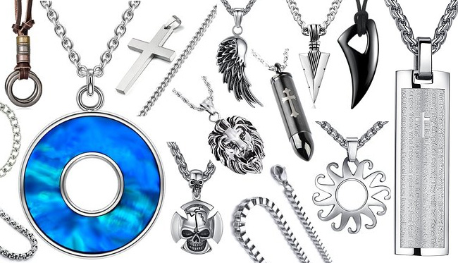 Mens Steel Chains And Pendants