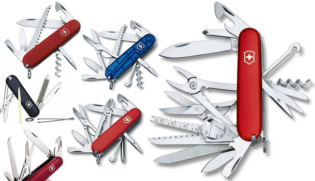 Mens Swiss Army Pocket Knives