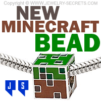 New Minecraft Charm Bracelet Bead