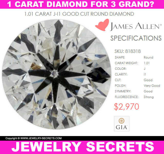One Carat Diamond For 3 Grand