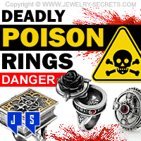 Poison Rings Pill Box Rings Jewelry