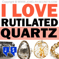 Rutile Rutilated Quartz Gemstones