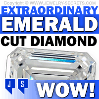 Extraordinary Emerald Cut Diamond