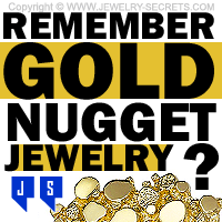 Gold Nugget Jewelry Rings Bracelets Pendants Watches