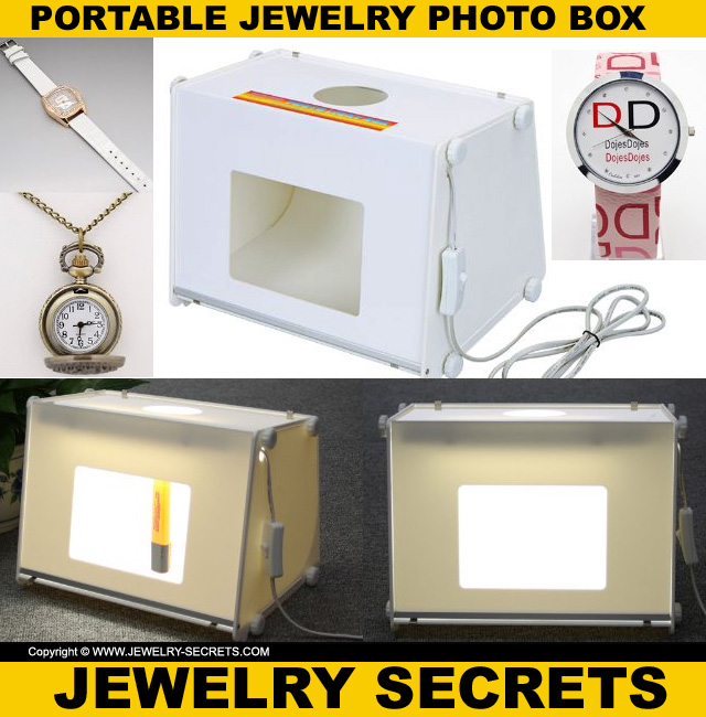 Portable Jewelry Photo Light Box