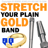 Stretch Your Gold Bands Rings
