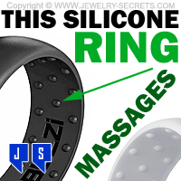 This Silicone Ring Massages As You Wear It