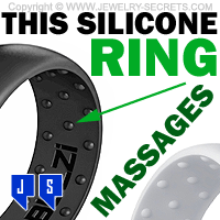 This Silicone Ring Massages As You Wear It This Silicone Ring Massages As You Wear It