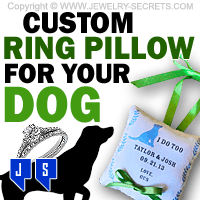 Custom Ring Bearer Pillows For Dogs