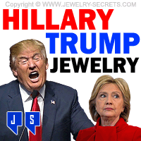 Hillary And Trump Jewelry