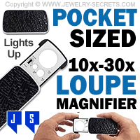 Pocket Sized 10x-30x Loupe Magnifier