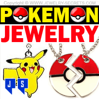 Pokemon Jewelry Rings Bracelets Earrings Pendants Piercings