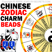 Chinese Zodiac Horoscope Charm Beads For Bracelets