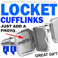 Locket Cufflinks Just Add A Photo