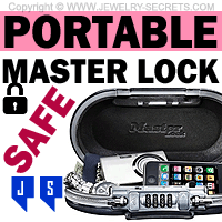 Portable Master Lock Safe Perfect For Jewelry