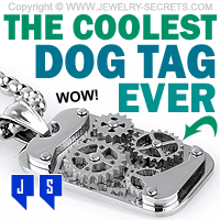 The Coolest Dog Tag Pendant Ever