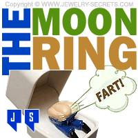 Funny Gag Gift Prank Engagement Ring Moon Ring