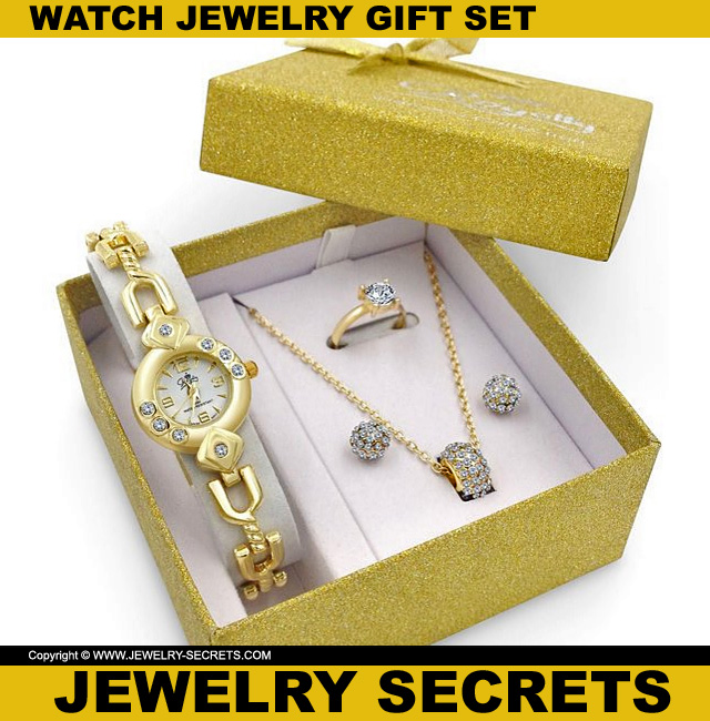 Watch Jewelry Gift Set