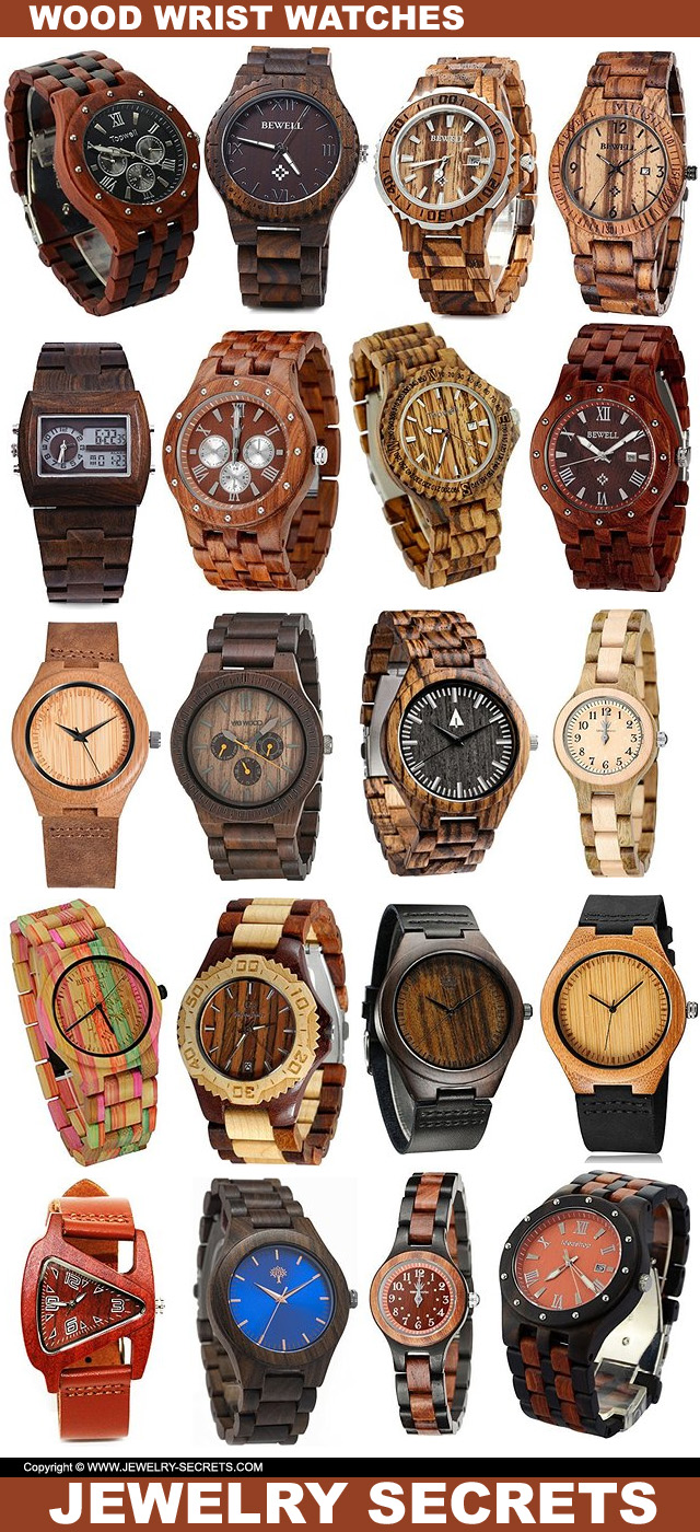 wood wrist watches