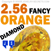 2-56 carat fancy orange diamond