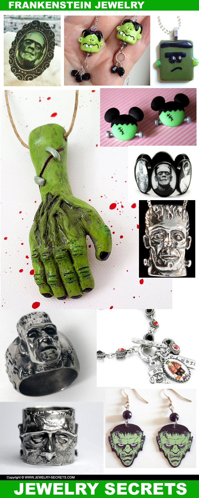 frankenstein monster jewelry frankenstein monster jewelry