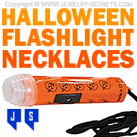 halloween flashlight necklaces