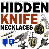 hidden knife necklaces