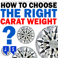 how to choose the right diamond carat weight