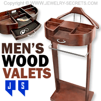 mens wooden valet stands