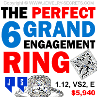 the perfect six thousand dollar diamond engagement ring