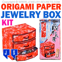 origami paper jewelry box kit origami paper jewelry box kit