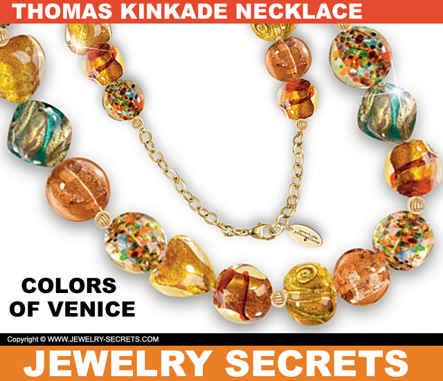 thomas kinkade colors of venice necklace thomas kinkade colors of venice necklace