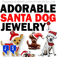 adorable santa dog christmas jewelry adorable santa dog christmas jewelry