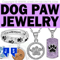 dog paw print jewelry