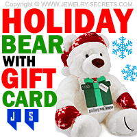 holiday bear with gift card holiday bear with gift card