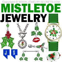 mistletoe jewelry mistletoe jewelry