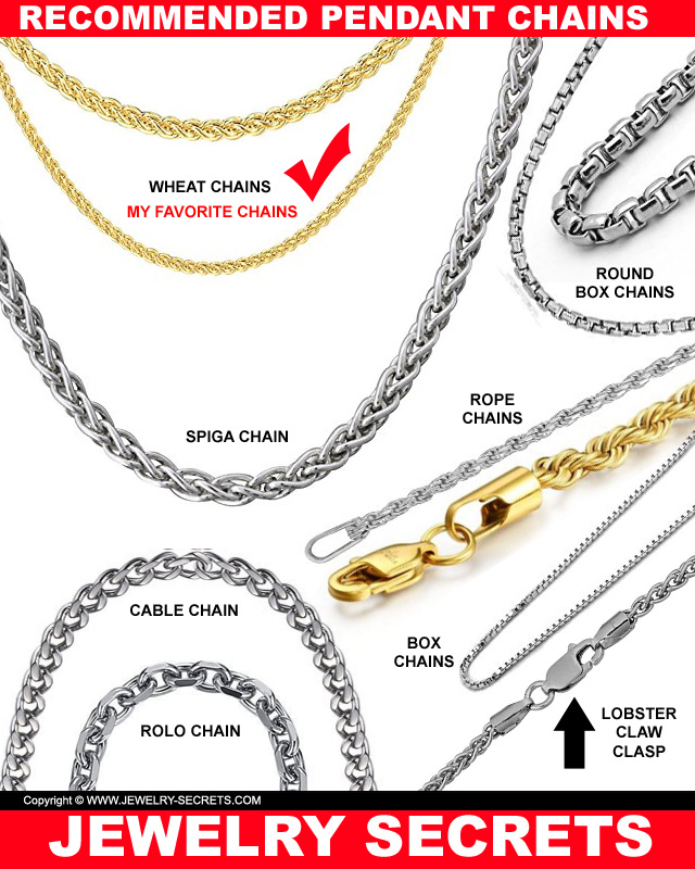 recommended pendant chains