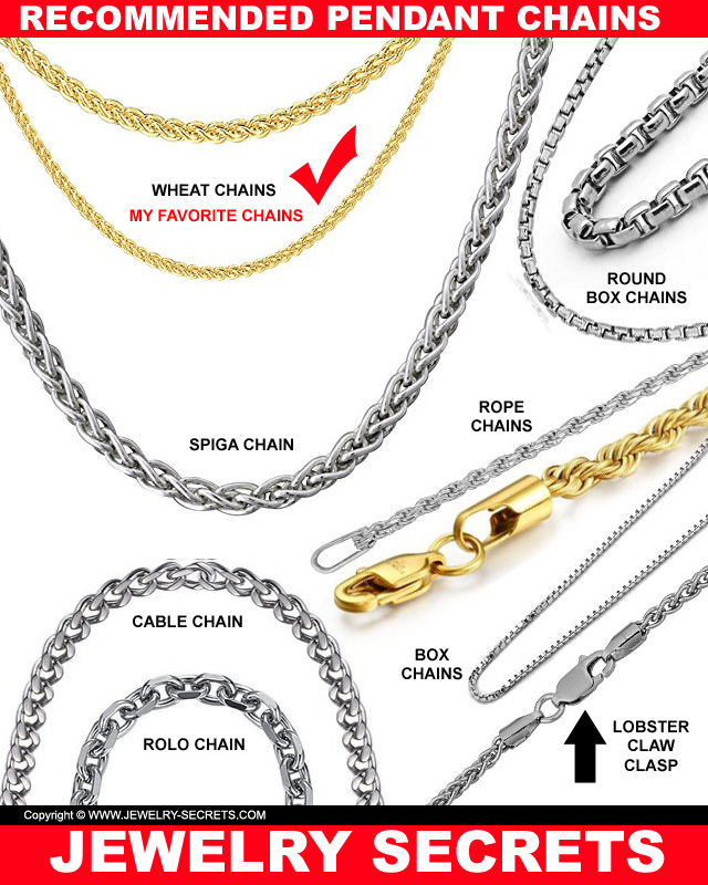 recommended pendant chains recommended pendant chains