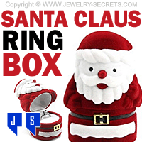 santa claus ring box