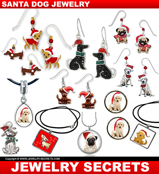 santa dog jewelry
