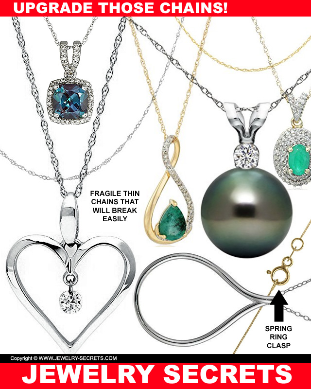upgrade those thin frail pendant chains