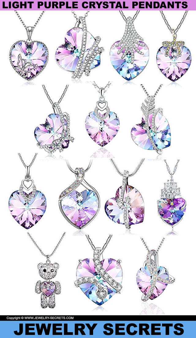 Beautiful Light Purple Blue Rainbow Crystal Pendants Beautiful Light Purple Blue Rainbow Crystal Pendants