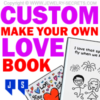 Custom Make Your Own Fun Unique Love Book