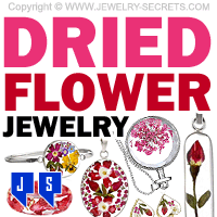 Dried Pressed Flower Jewelry