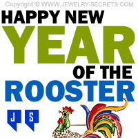 Happy New Year Of The Rooster Jewelry