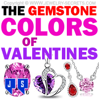 The Gemstone Colors Of Valentines Day