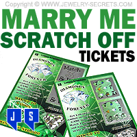 will you marry me scratch off tickets