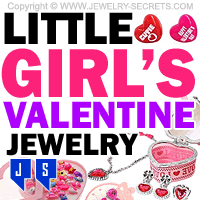 Little Girls Kids Valentine Jewelry Bling
