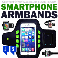 Smartphone Iphone Armbands LED Runners Lights Reflective