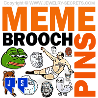 Funny Meme Brooch Lapel Pins